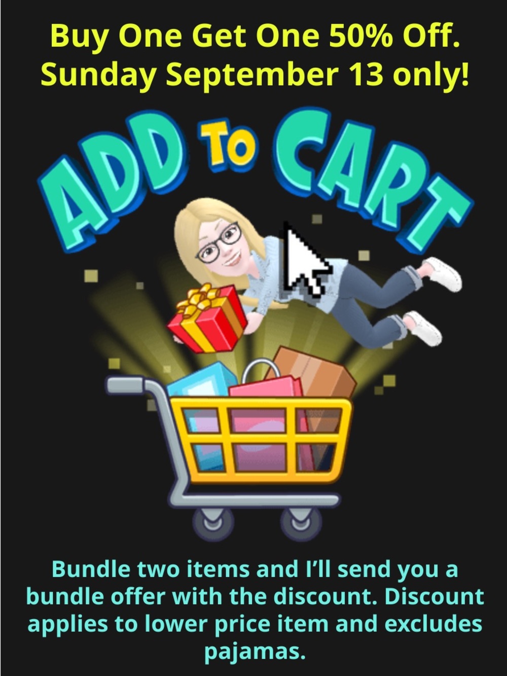 SALE - Buy One Get One 50% Off!